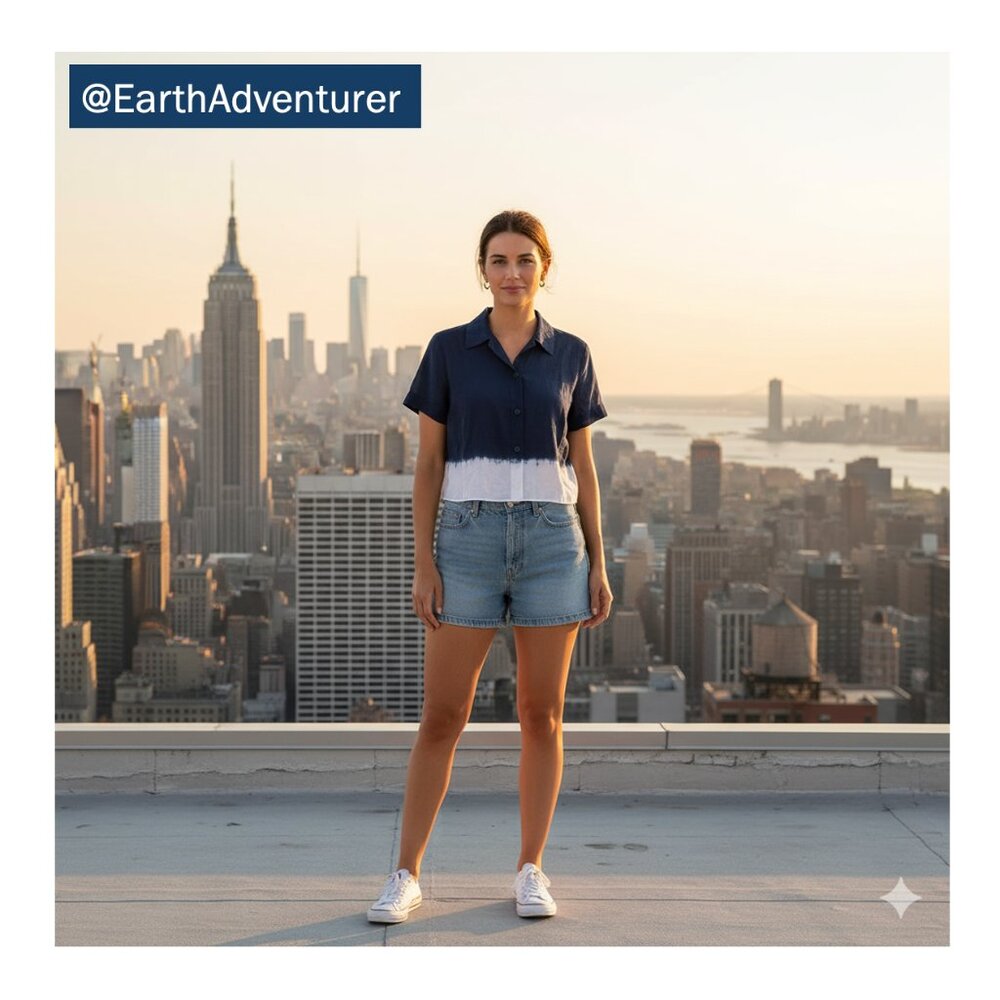 NWT J.Crew Dip-dyed Gamine shirt in cotton voile